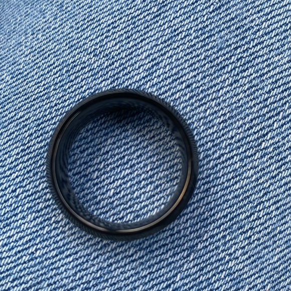 10MM BLACK TUNGSTEN WEDDING BAND - Picture 8 of 10